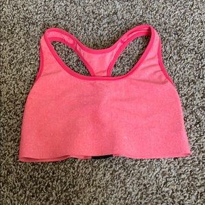 Pink champion sports bra